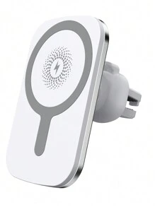 15w Car Wireless Charger Compatible With Iphone 12/13/14/15 Series For Fast Charging - White - View 2