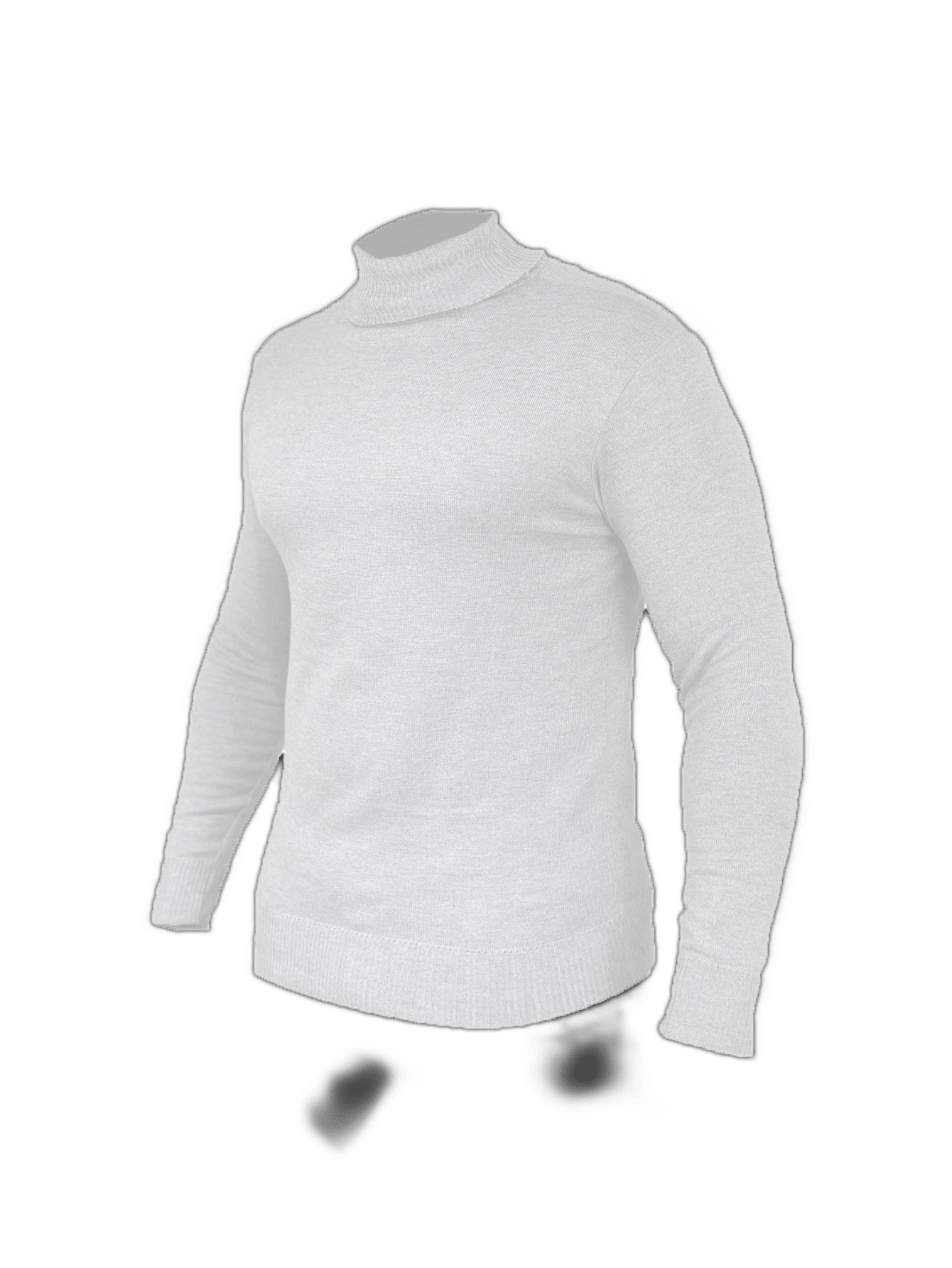 Men Sweaters - 白色 - 查看 1