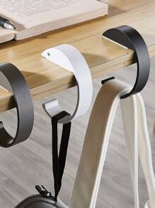 Office Desk Portable Hook For Hanging Bags, Coats Or Headset At Desk Side Back To School