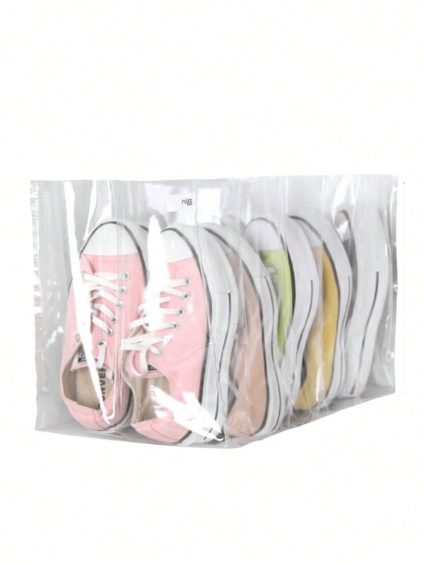 Colmeia Organizador Para Sapatos Transparente Gaveta Armário C/ 5 Nichos Divisorias