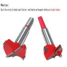 1pc Red Hard Alloy Woodworking Drill Bit, Mainly Used For Drilling In Woodworking - Red - View 10