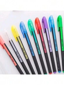 1套/48支多色鮮明螢光筆,適用於日常繪圖、塗鴉、上色和標註 - 彩色 - 查看 5