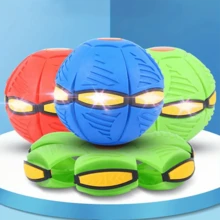 Bounce Ball, Elastic Step Ball Toy, UFO Transformation Ball, Inflatable Bounce Ball Interactive Foot Step Ball Outdoor Toy - Purple - View 10