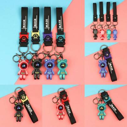 卡通太空人鎖匙扣休閒配件