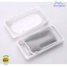 Desodorante para refrigerador, purificador de aire para el hogar, caja de carbón activado de bambú, eliminador de olores a prueba de moho,W-BB-156 - Blanco - Ver 6