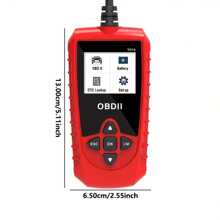 2024 OBD2 Car Scanner Diagnostic Scan Tool V314, Color Screen Vehicle Fault Code Reader , Auto Read Fault Code Check Engine Light For OBDII Protocol Cars - Red - View 6