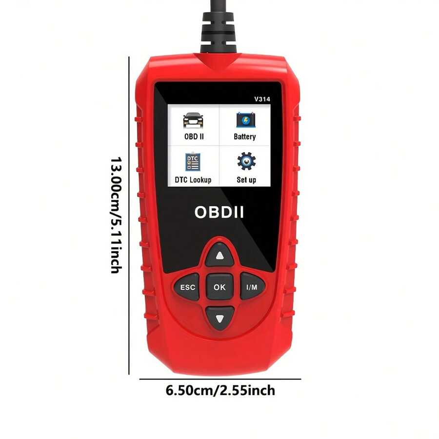 2024 OBD2 Car Scanner Diagnostic Scan Tool V314, Color Screen Vehicle