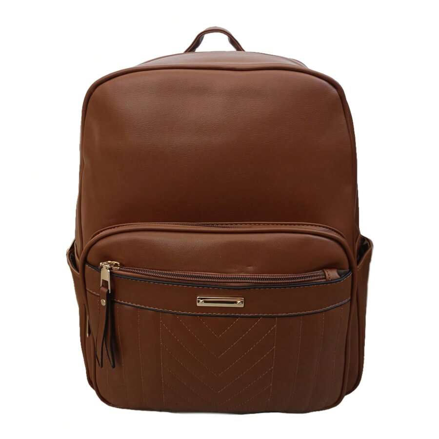 Women Functional Backpacks - màu nâu - Xem 1