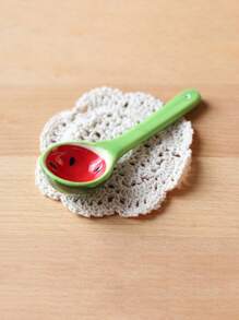 1 件陶瓷水果系列咖啡搅拌勺，景德镇釉下彩瓷牛奶果汁甜点搅拌勺，适合家庭、酒店、餐厅使用学校用品 - 彩色 - 查看 5