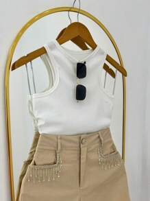 Women Tank Tops & Camis - trắng - Xem 1