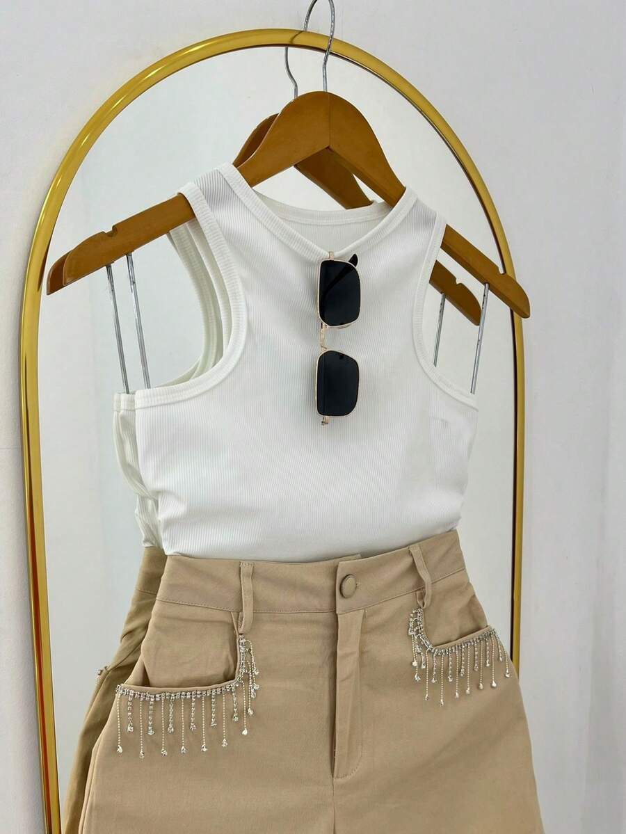 Women Tank Tops & Camis - trắng - Xem 1