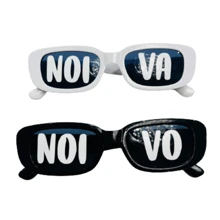 Women Eyeglasses - 黑與白 - 查看 2