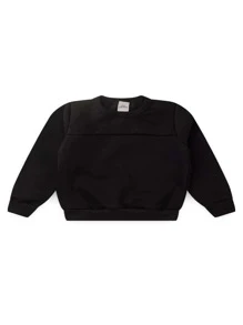 Tween Girls Coats - 黑色 - 查看 3