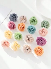 10支/50支混色迷你仿真雏菊、丝绸康乃馨，秋季装饰，花瓶填充物，适用于家居新年装饰、户外花园婚礼花束、客厅DIY糖果盒花环、人造植物及其他家居用品、情人节、生日礼物、毕业礼物、秋季装饰 - 康乃馨混色 - 查看 4