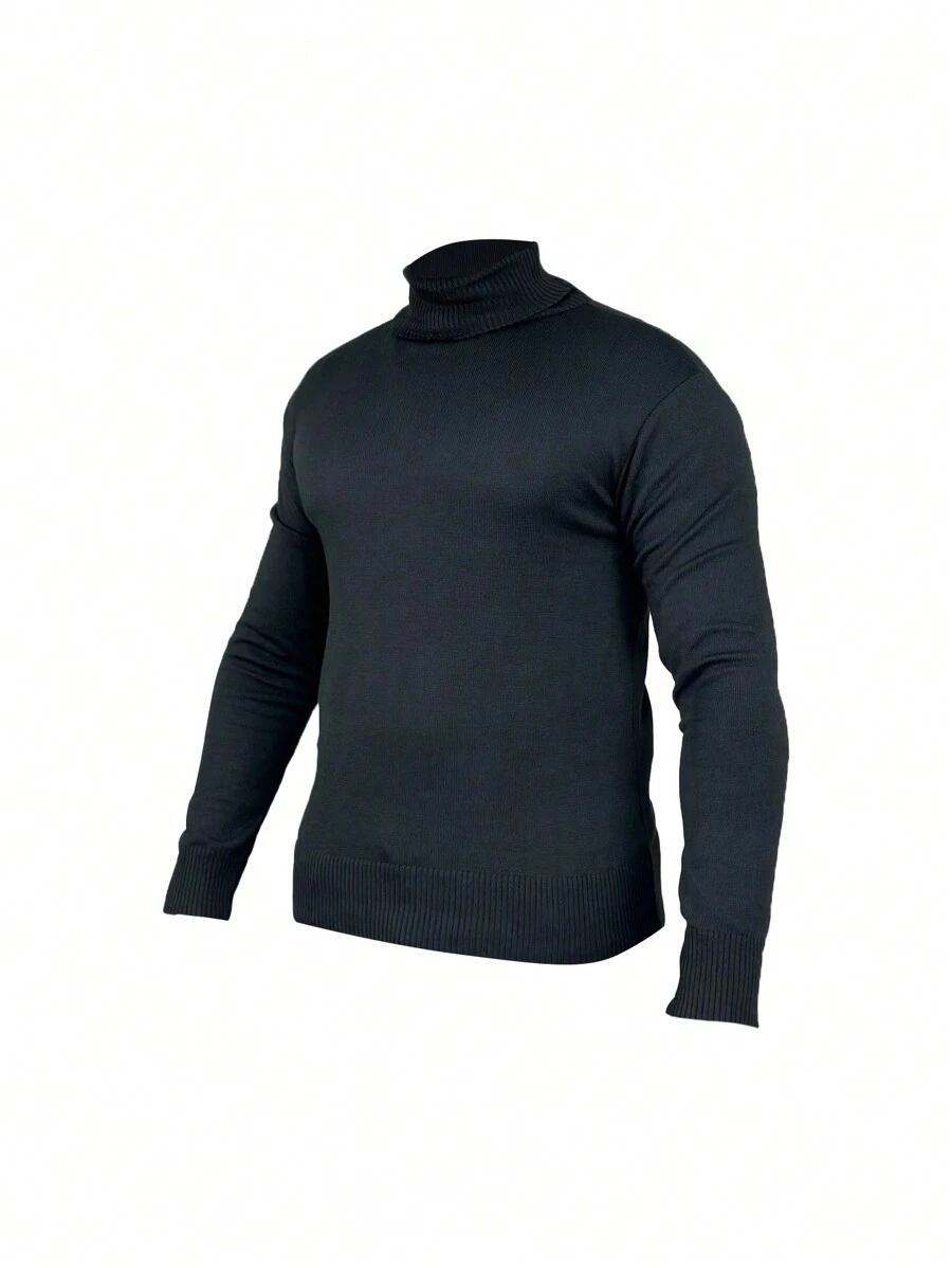 Men Sweaters - 黑色 - 查看 1