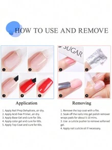 3pcs Nail Care Set - 15ml Nail Prep Dehydrator, 15ml Acid Free Nail Primer, 2fl.Oz Nail Extension Slip Solution Poly Nail Gel Polish Soak Off Nail Art Varnish Manicure Set