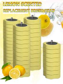 4角黃色檸檬替換刷頭(不含手柄)