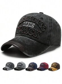1pc Unisex Baseball Cap Washed Hat, Outdoor Sun Protection Visor Hat For Women And Men Street