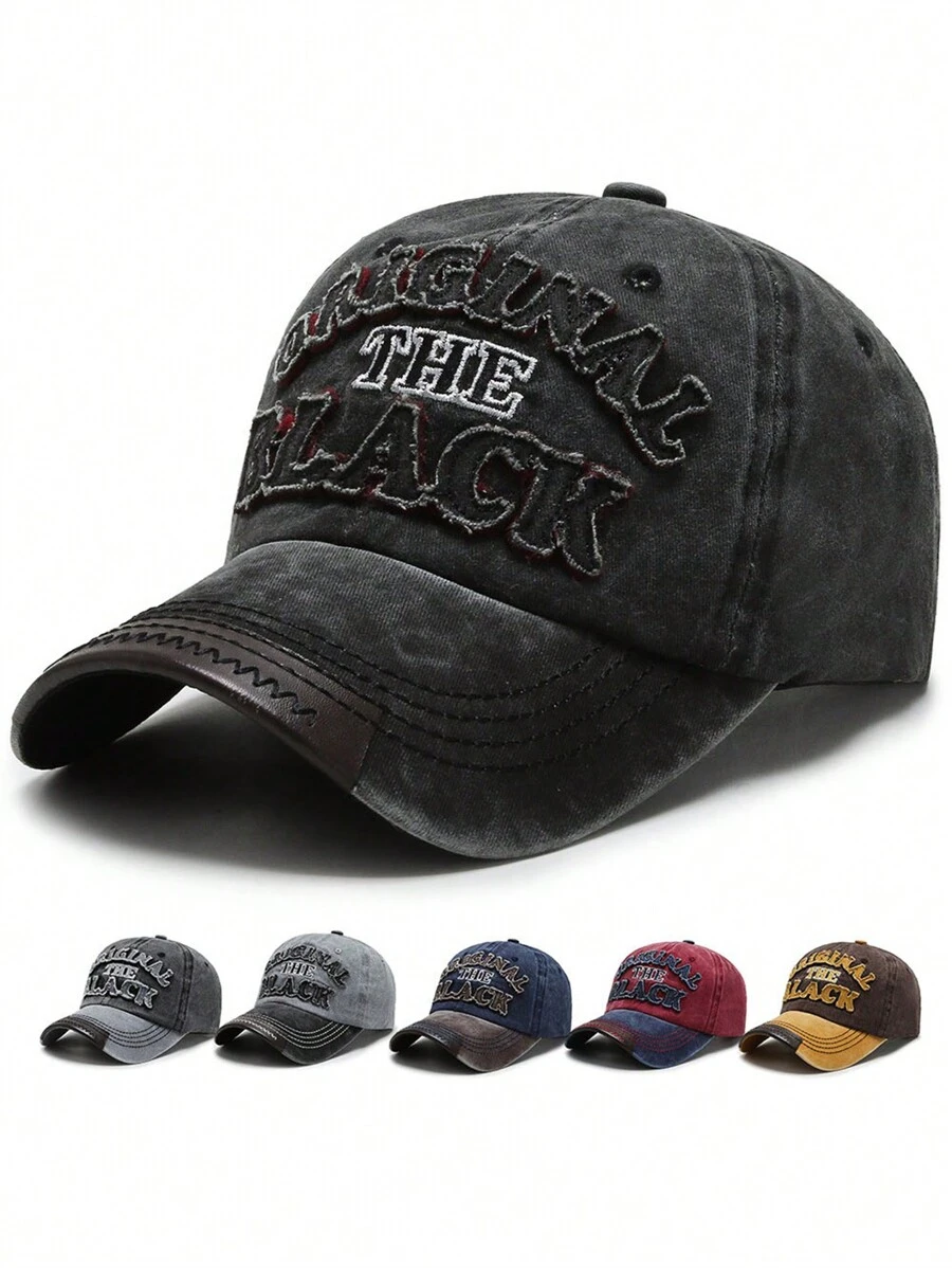 1pc Unisex Baseball Cap Washed Hat, Outdoor Sun Protection Visor Hat For Women And Men Street