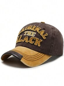 1pc Unisex Baseball Cap Washed Hat, Outdoor Sun Protection Visor Hat For Women And Men Street