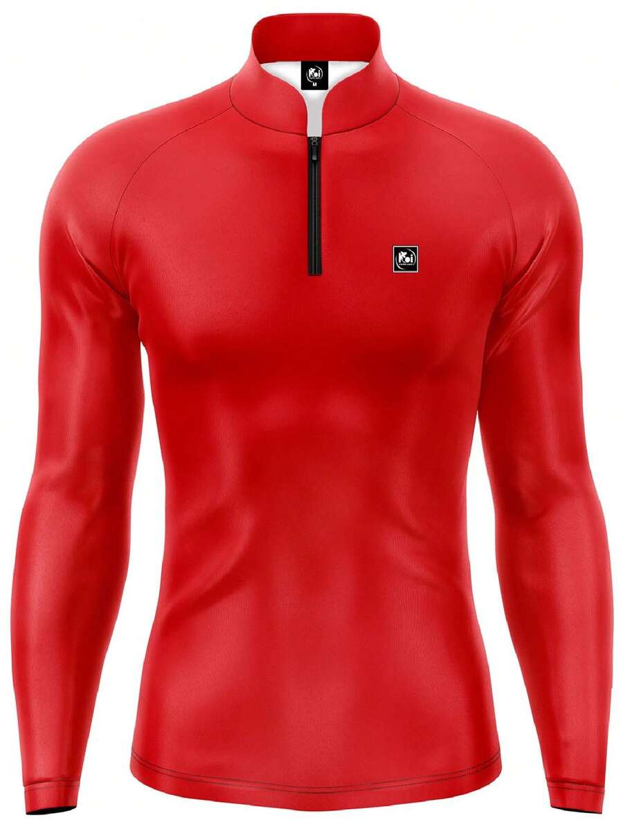 Men Outdoor Tees & Tanks - 紅色 - 查看 1