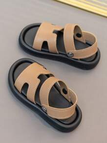 Kindermoden Sandalen, Jungen Offene Zehen Strandschuhe Und Mädchen Beiläufige Slipper Mit Weicher Sohle
