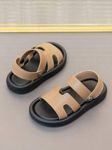 Kindermoden Sandalen, Jungen Offene Zehen Strandschuhe Und Mädchen Beiläufige Slipper Mit Weicher Sohle