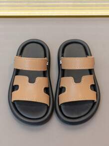 Kindermoden Sandalen, Jungen Offene Zehen Strandschuhe Und Mädchen Beiläufige Slipper Mit Weicher Sohle