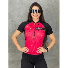 Women Cycling Jersey - Watermelon Pink - View 2