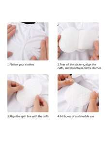 10/20/50pcs Sweat Block Underarm Sweat Pads - Disposable Antiperspirant Pads For Men And Women - Stay Dry And Confident All Day Body Care For Travel, Sport, Outdoor, Summer, Stickers, Back To School Supplies