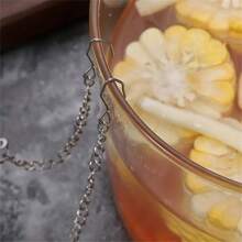 1pc, Mesh Seasoning Ball, Spice Ball, Metal Tea Bag, Tea Ball, Tea Strainer, Tea Steeper, Mesh Tea Infuser, Premium Tea Filter, Mesh Tea Filter, Creative Tea Separator, Kitchen Accessories, Kitchen Tool