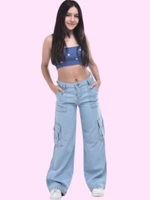Young Girls Pants - 彩色 - 查看 5
