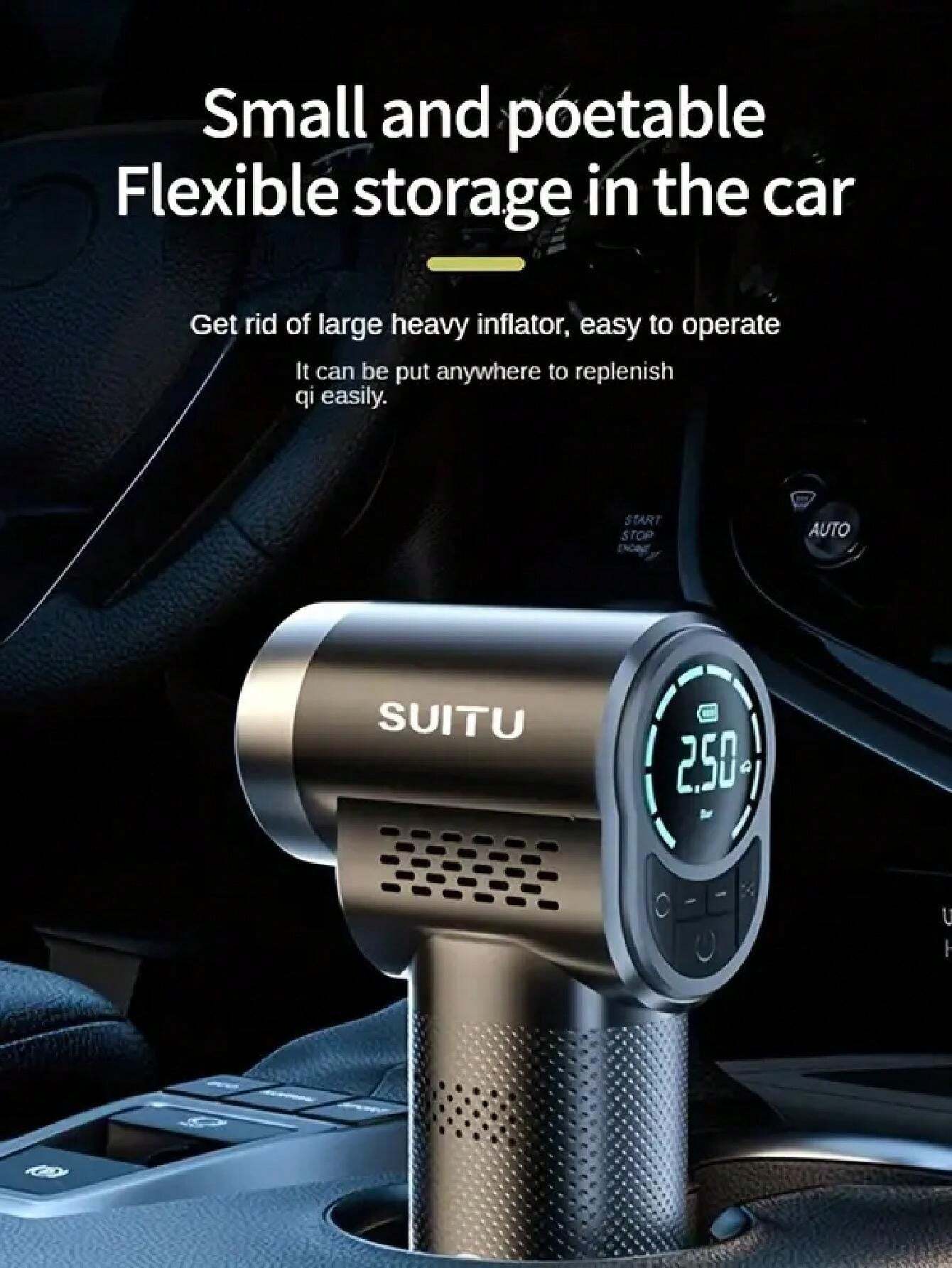 150PSI Handheld Air Compressor Electric Wireless Portable Tire Inflator