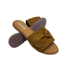Women Flat Sandals - 焦糖 - 查看 2