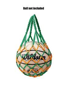 Borsa in rete di nylon per pallacanestro Pro Multiuso Borsa in rete di stoccaggio portatile per palle da sport per pallavolo, calcio e calcio