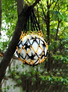 Borsa in rete di nylon per pallacanestro Pro Multiuso Borsa in rete di stoccaggio portatile per palle da sport per pallavolo, calcio e calcio