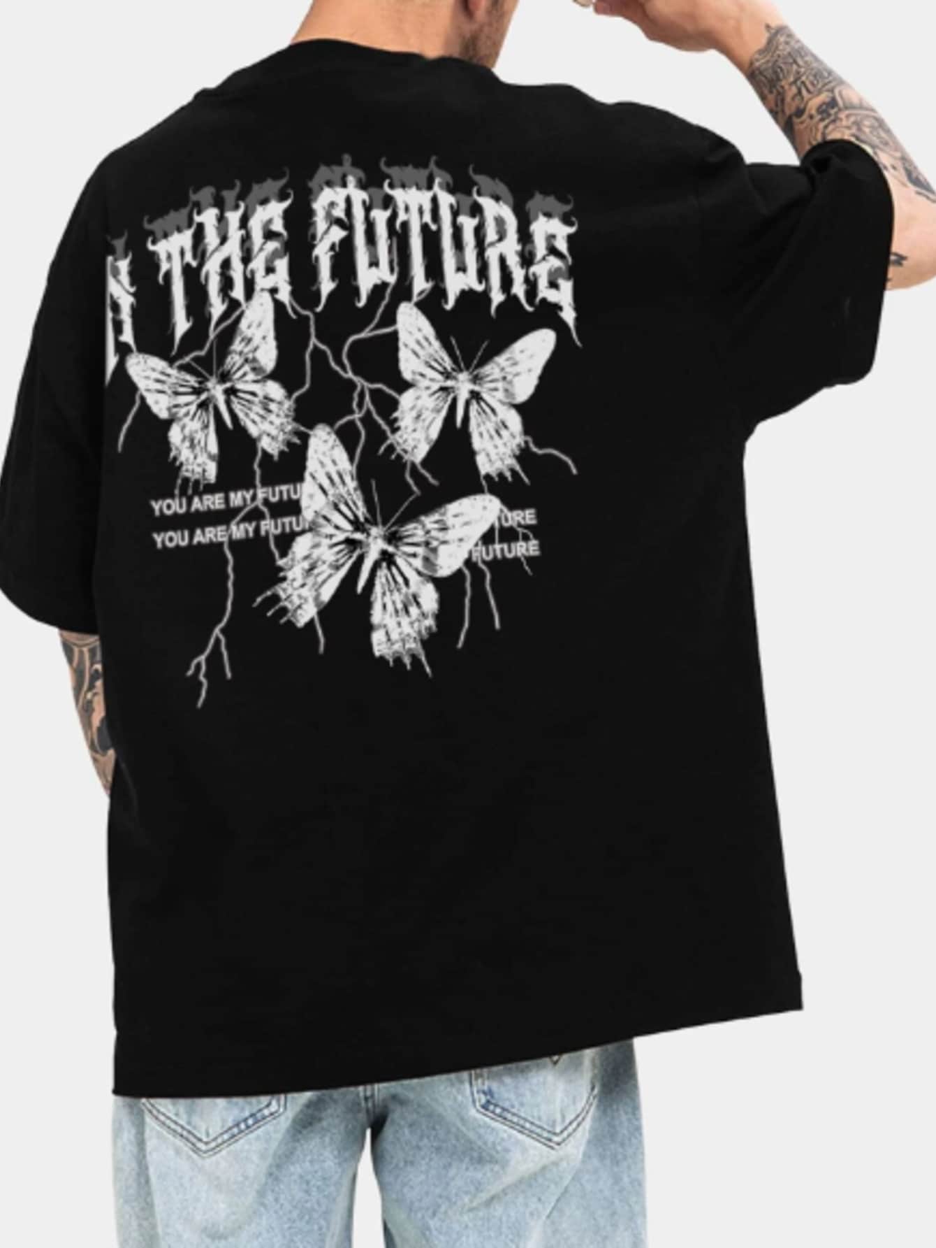 Men Shirts - 黑色 - 查看 1