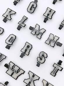 6 Unids/set De Pinzas Para El Cabello Del Alfabeto Inglés, Adecuadas Para Decoración Y Uso Diario - Multicolor - Ver 5