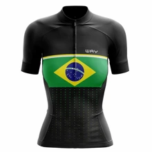 Women Cycling Jersey - Green - View 3