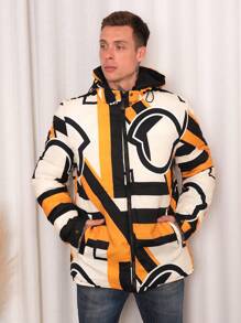 Men Winter Coats - 芥末黃 - 查看 2