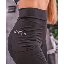 Conjunto de Ciclismo Feminino Bike Pedal Camisa Manga Curta com Proteção UV e Calça com Proteção em GEL - Pink - Visão 6