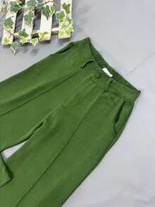Women Pants - xanh quân đội - Xem 5