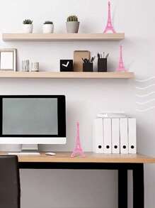 1 bức tượng trang trí tháp Eiffel màu hồng với vật liệu kim loại tông vàng cho bữa tiệc theo chủ đề tháp Eiffel ở Paris làm quà tặng tốt nhất - Hồng - Xem 8