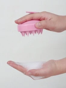 1pc Silicone Shampoo Scalp Massager, Shower Hair Brush, Soft Comb Head Cleaning Massaging Tool, Hair Brush, Comb, Hair Tools, Hair Products And Accessories For Barber Salon Beauty Travel Essentials, Back To School, Travel Holiday Essentials, Hair Accessories For Women, Brush, Hair Brushes, Hair Brush, Detangling Brush, Ball Brush, Mini Hair Brush, Hair Brush Set, Wooden Comb, Hair Brush, Mini Hair Brush, Detangling Brush, Hair Brushes, Curly Hair Brush, Hairdressing Equipment,Travel Essentials,Hairstyle,Hairdressing,Hair Brush,Slick Back Brush,Styling Brush,Curly Hair Brush,Edge Brush,Hair Comb,Brush Hair,Hair Brush Set,Comb Hair,Comb For Curls,Detangling Brush,Hair Brush For Women,Hair,Travel,Hair Products,Hair Tools,Hair Stuff,Barber,Barber Accessories,Barbershop,Hairdressing Equipment