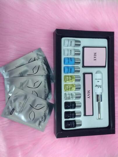 Kit de planchado y Laminado de Cejas y pestañas (17 Pzas) V-139