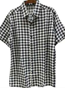 Men Shirts - Đen và trắng - Xem 1