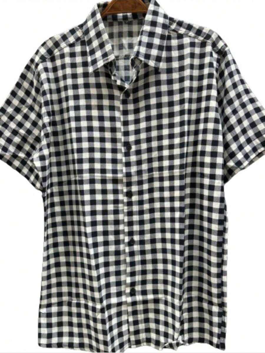 Men Shirts - Đen và trắng - Xem 1