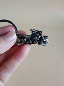 1 pièce Porte-clés décoratif de roue de moto unisexe, convient pour les sacs, les voitures et les porte-clés de la maison, accessoires automobiles quotidiens, breloques de sac, style gothique mignon Y2K