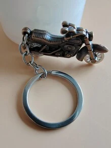 1 pièce Porte-clés décoratif de roue de moto unisexe, convient pour les sacs, les voitures et les porte-clés de la maison, accessoires automobiles quotidiens, breloques de sac, style gothique mignon Y2K