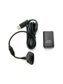 Kit de Batería y Cargador, Recargable Para Control, Carga Y Juega - Negro - Ver 3